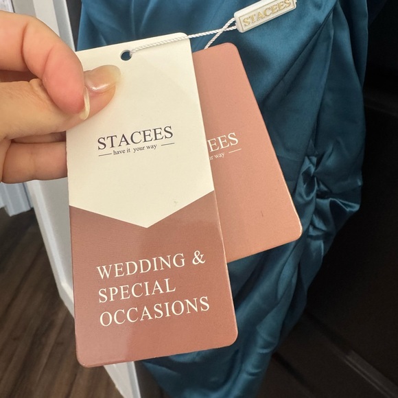 Satin Ruched Dress Mini Dress - Picture 4 of 4